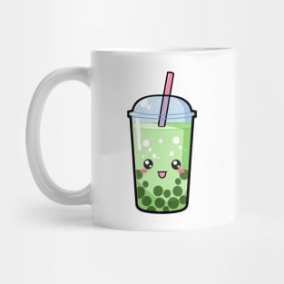 Kawaii Boba Tea Green - Anime Shirt Mug